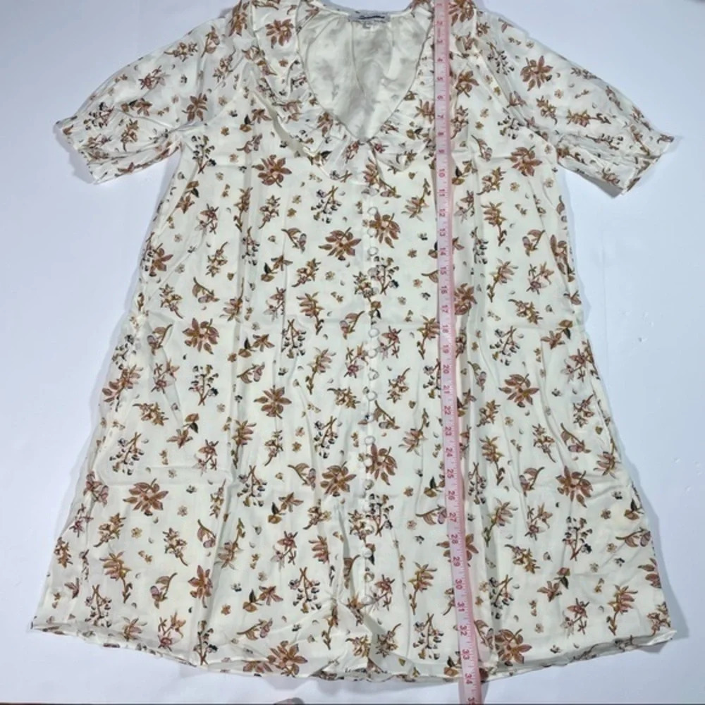 Madewell Ruffle Button-Front Trapeze Dress - Picture 8 of 9